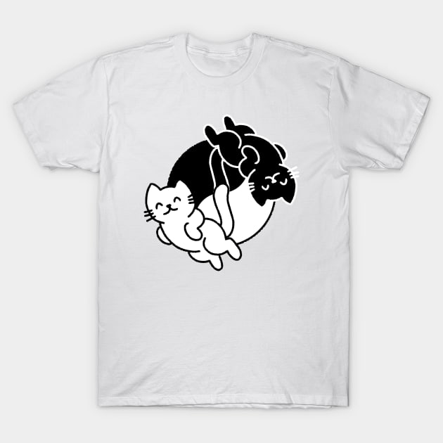 Meow Yin Meow Yang T-Shirt by xyz_studio